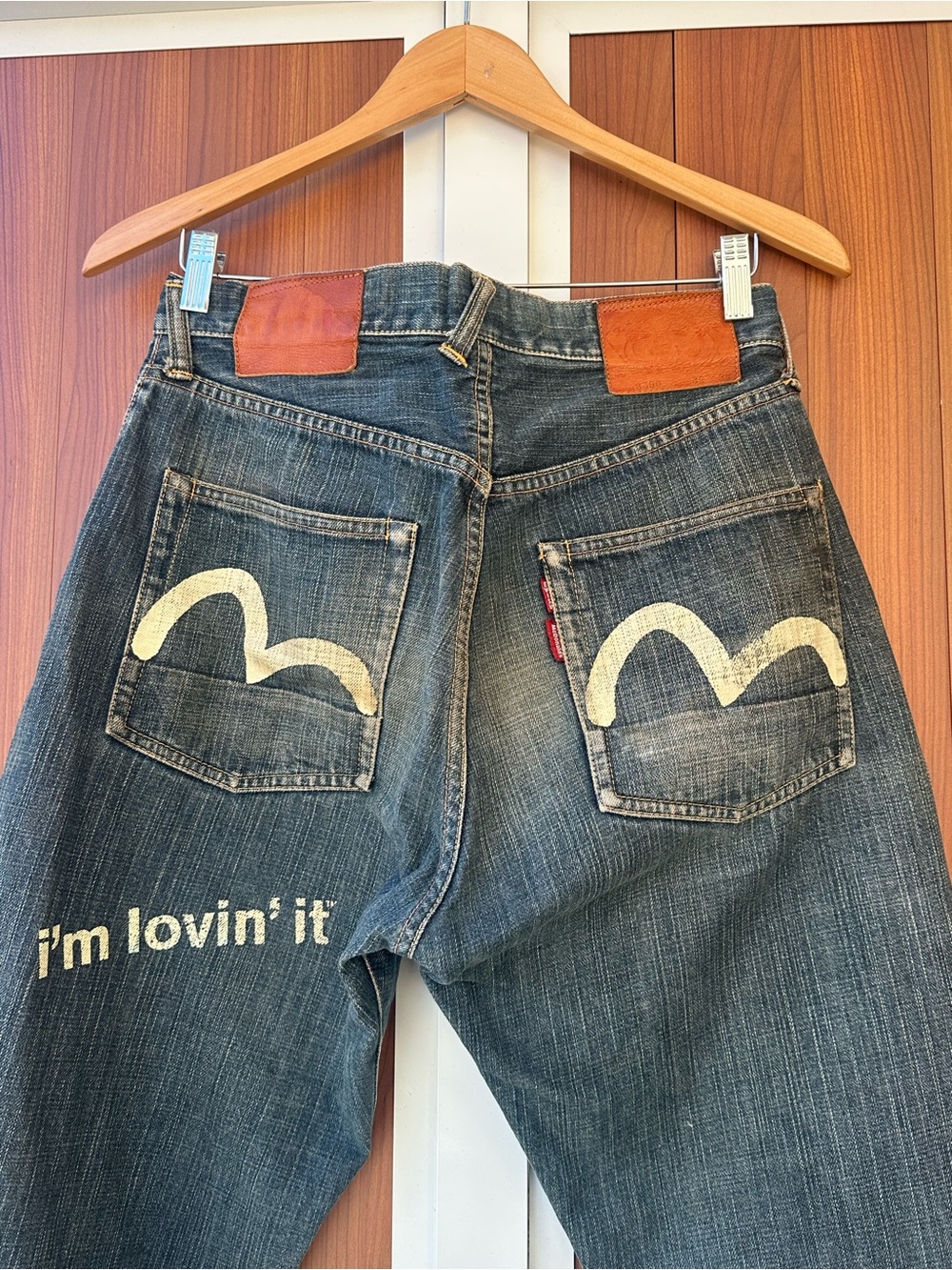 EVISU X McDonalds Collab jeans